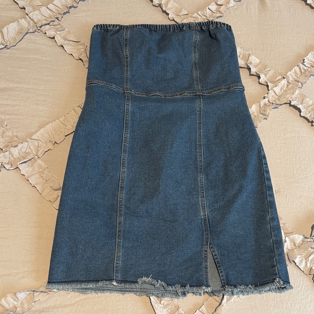 Kittenish Denim Blue Women's Dress